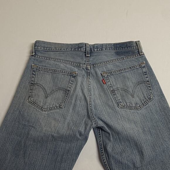 Vintage Levis 529 Jeans Mens 32x32 Blue Low Rise Straight Relaxed Baggy Distress - Picture 6 of 15